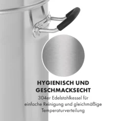 Brauheld Pro Maischekessel 3300W 70L 30-100°C Umwälzpumpe Edelstahl -Deutschland Klarstein Verkaufs-Shop 10035516 de 0007 logo