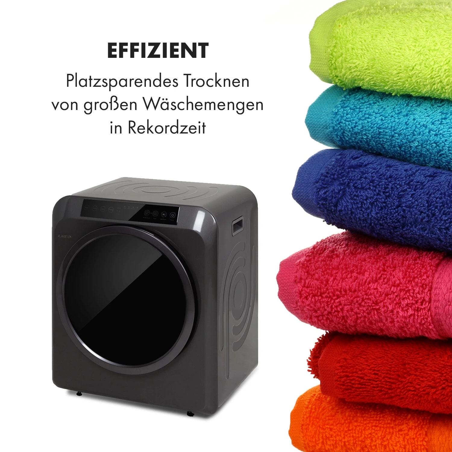 EZ Dry Wäschetrockner Ablufttrockner 1500W 6kg 60cm EZ Dry Wäschetrockner Ablufttrockner 1500W 6kg 60cm -Deutschland Klarstein Verkaufs-Shop 10035544 de 0005 logo
