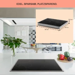 Virtuosa 4 Prime Einbaukochfeld 4 Zonen 6500W Glaskeramik Edelstahlrahmen -Deutschland Klarstein Verkaufs-Shop 10035551 de 0006 usp