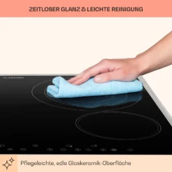 Virtuosa 4 Prime Einbaukochfeld 4 Zonen 6500W Glaskeramik Edelstahlrahmen -Deutschland Klarstein Verkaufs-Shop 10035551 de 0008 usp