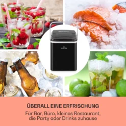 Arctic Porter Eiswürfelmaschine Bullet-Eis 12kg/24h Edelstahl -Deutschland Klarstein Verkaufs-Shop 10035553 de 0003 usp
