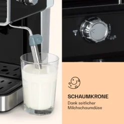 Gusto Classico Espressomaker 1350 Watt 20 Bar Druck 1,5 Liter -Deutschland Klarstein Verkaufs-Shop 10035564 de 0005 logo