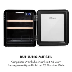 Vinetage 12 Getränkekühler Kühlschrank 48 Liter 4-22°C Retro-Design -Deutschland Klarstein Verkaufs-Shop 10035568 de 0003 logo