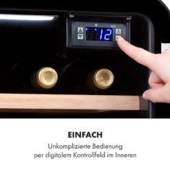 Vinetage 12 Getränkekühler Kühlschrank 48 Liter 4-22°C Retro-Design -Deutschland Klarstein Verkaufs-Shop 10035568 de 0004 logo