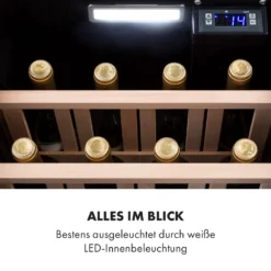 Vinetage 12 Getränkekühler Kühlschrank 48 Liter 4-22°C Retro-Design -Deutschland Klarstein Verkaufs-Shop 10035568 de 0006 logo