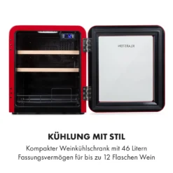 Vinetage 12 Getränkekühler Kühlschrank 48 Liter 4-22°C Retro-Design -Deutschland Klarstein Verkaufs-Shop 10035569 de 0003 logo