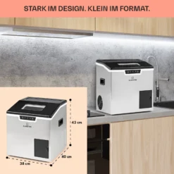 Icefestival Bullet Eiswürfelbereiter 400W 1,9l 20kg/24h 5 Icefestival Bullet Eiswürfelbereiter 400W 1,9l 20kg/24h -Deutschland Klarstein Verkaufs-Shop 10035578 de 0006 usp