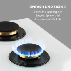 Goldflame 5 Gaskochfeld 5-flammig Messing-Brenner Glaskeramik 4 Goldflame 5 Gaskochfeld 5-flammig Messing-Brenner Glaskeramik -Deutschland Klarstein Verkaufs-Shop 10035615 de 0005 logo
