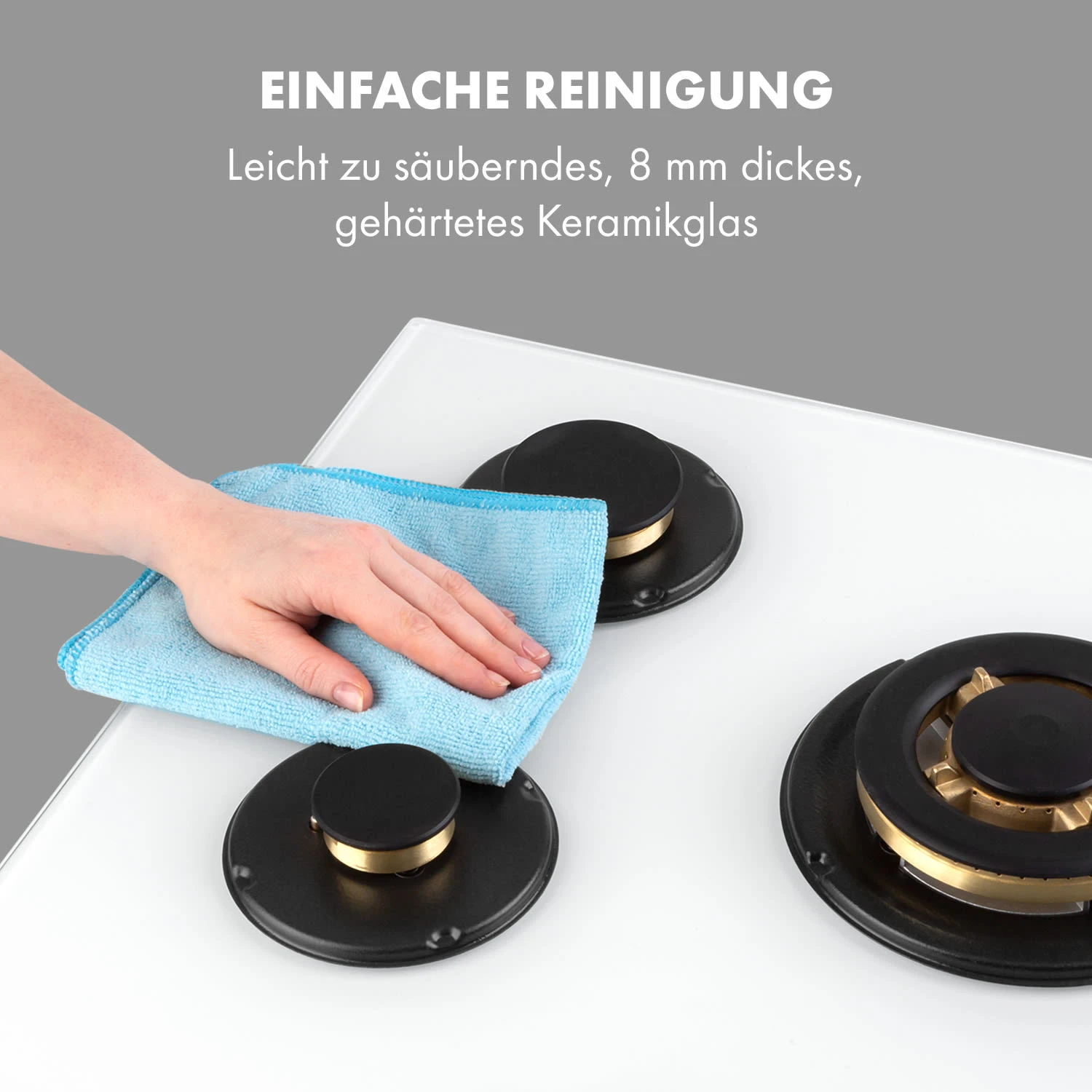 Goldflame 5 Gaskochfeld 5-flammig Messing-Brenner Glaskeramik Goldflame 5 Gaskochfeld 5-flammig Messing-Brenner Glaskeramik -Deutschland Klarstein Verkaufs-Shop 10035615 de 0008 logo