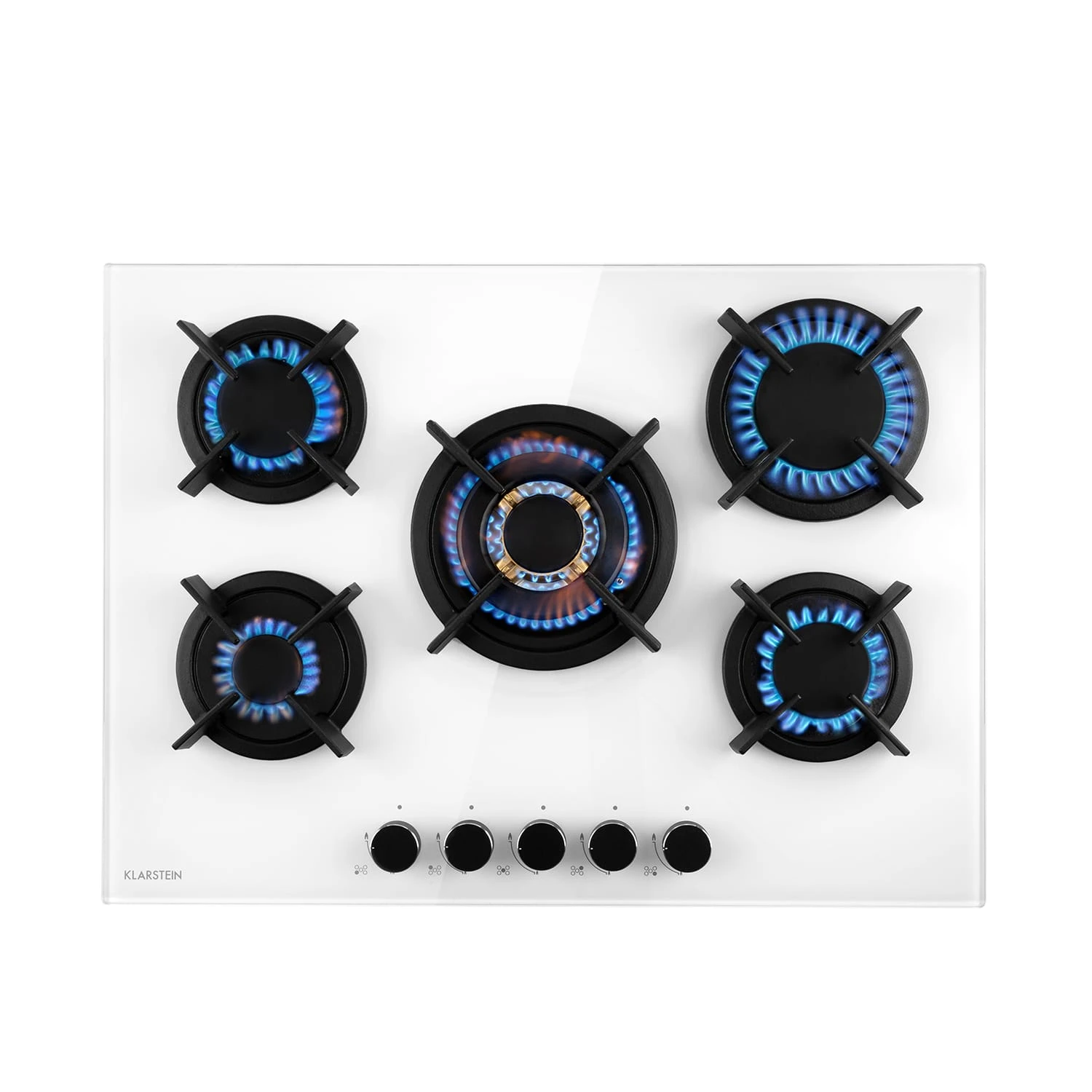 Goldflame 5 Gaskochfeld 5-flammig Messing-Brenner Glaskeramik Goldflame 5 Gaskochfeld 5-flammig Messing-Brenner Glaskeramik -Deutschland Klarstein Verkaufs-Shop 10035615 yy 0001 titel