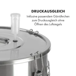 Gärkeller Pro XL Fermentierkessel 60 Liter Ablassventil 304-Edelstahl -Deutschland Klarstein Verkaufs-Shop 10035622 de 0004 logo