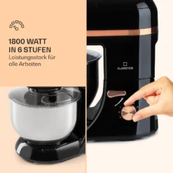 Lucia Elegance Küchenmaschine Mixer Fleischwolf 2000W BPA-frei -Deutschland Klarstein Verkaufs-Shop 10035639 de 0003 logo