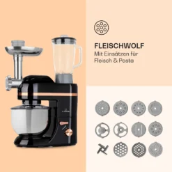 Lucia Elegance Küchenmaschine Mixer Fleischwolf 2000W BPA-frei -Deutschland Klarstein Verkaufs-Shop 10035639 de 0005 logo