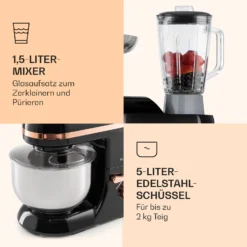 Lucia Elegance Küchenmaschine Mixer Fleischwolf 2000W BPA-frei -Deutschland Klarstein Verkaufs-Shop 10035639 de 0006 logo