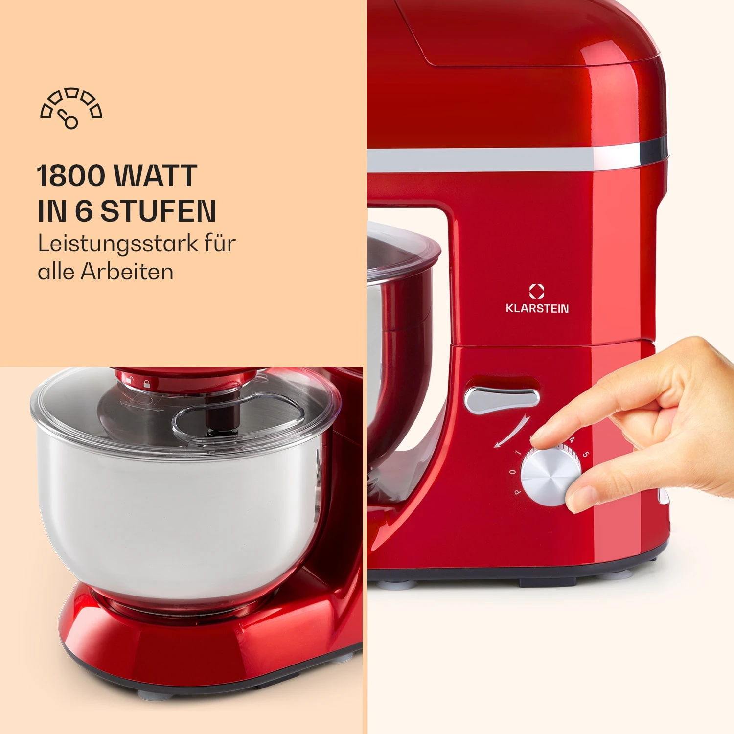 Lucia Elegance Küchenmaschine Mixer Fleischwolf 2000W BPA-frei Lucia Elegance Küchenmaschine Mixer Fleischwolf 2000W BPA-frei -Deutschland Klarstein Verkaufs-Shop 10035641 de 0003 logo