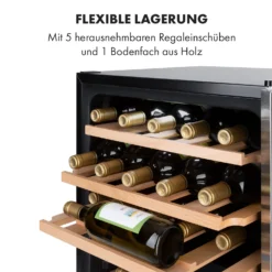 Vinamour 37 Duo Weinkühlschrank 2 Kühlzonen 112 Liter 37 Flaschen -Deutschland Klarstein Verkaufs-Shop 10035663 de 0006 logo