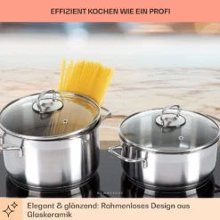 Cookbuddy Doppel-Kochfeld 2400W 5 Leistungsstufen Glaskeramik -Deutschland Klarstein Verkaufs-Shop 10035705 de 0003 usp