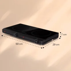 Cookbuddy Doppel-Kochfeld 2400W 5 Leistungsstufen Glaskeramik -Deutschland Klarstein Verkaufs-Shop 10035705 yy 0011 dimensions