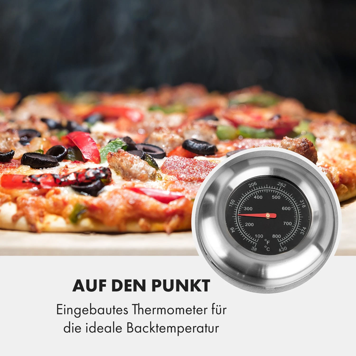 Pizzaiolo Neo Gas-Pizzaofen inkl. Pizzastein Thermometer Edelstahl Pizzaiolo Neo Gas-Pizzaofen Inkl. Pizzastein Thermometer Edelstahl -Deutschland Klarstein Verkaufs-Shop 10035708 de 0005 logo