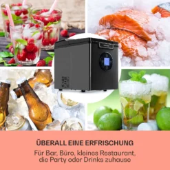 Icemeister 2G Eiswürfelmaschine 12kg/24h LC-Display Edelstahl -Deutschland Klarstein Verkaufs-Shop 10035712 de 0003 usp