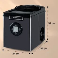 Icemeister 2G Eiswürfelmaschine 12kg/24h LC-Display Edelstahl -Deutschland Klarstein Verkaufs-Shop 10035712 yy 0011 dimensions