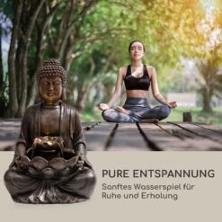 Dharma Solarbrunnen LED 48 X 72 X 41 Cm (BxHxT) Polyresin -Deutschland Klarstein Verkaufs-Shop 10035714 de 0004 logo