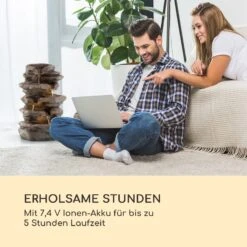 Stonehenge Solarbrunnen LED-Beleuchtung Polyresin Lithium-Ionen-Akku -Deutschland Klarstein Verkaufs-Shop 10035727 de 0006 logo