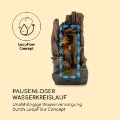 Mystic Tree Solarbrunnen LED-Beleuchtung Polyresin -Deutschland Klarstein Verkaufs-Shop 10035728 de 0005 logo