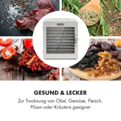 Captain Jerky 110 Dörrautomat 1000W 30-90 °C 24h-Timer Edelstahl 5 Captain Jerky 110 Dörrautomat 1000W 30-90 °C 24h-Timer Edelstahl -Deutschland Klarstein Verkaufs-Shop 10035735 de 0006 logo