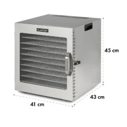Captain Jerky 110 Dörrautomat 1000W 30-90 °C 24h-Timer Edelstahl 8 Captain Jerky 110 Dörrautomat 1000W 30-90 °C 24h-Timer Edelstahl -Deutschland Klarstein Verkaufs-Shop 10035735 yy 0009 logo Klarstein Captain Jerky 110