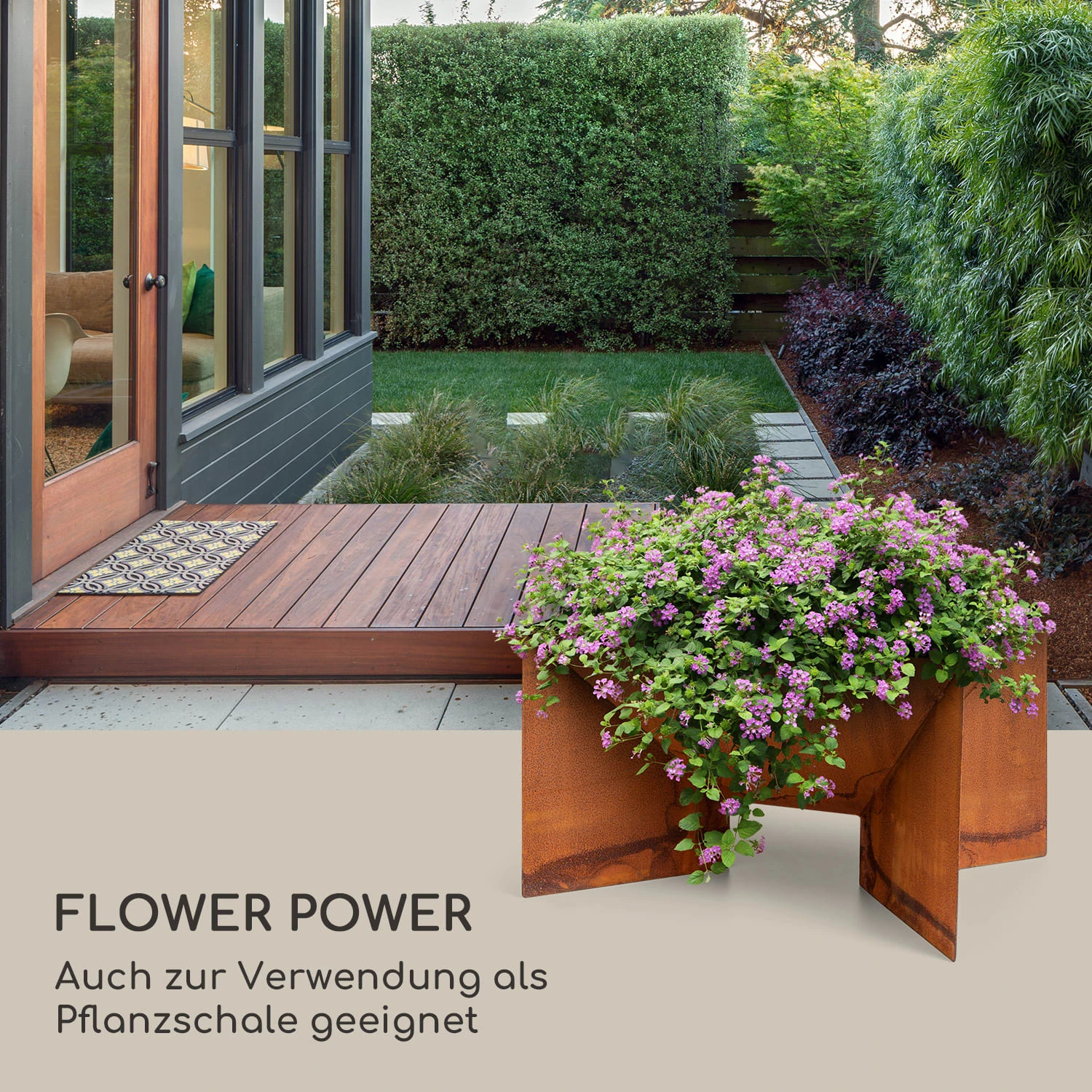 Desert Rust Square Feuerschale Pflanzschale Stahl 52x46 cm Rost-Optik Desert Rust Square Feuerschale Pflanzschale Stahl 52x46 Cm Rost-Optik -Deutschland Klarstein Verkaufs-Shop 10035751 de 0005 logo