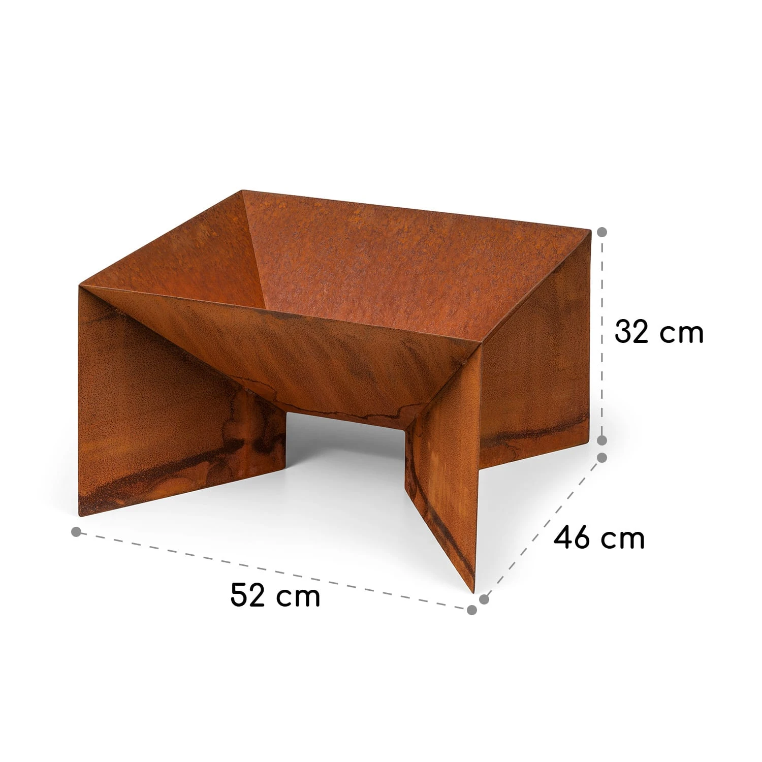 Desert Rust Square Feuerschale Pflanzschale Stahl 52x46 cm Rost-Optik Desert Rust Square Feuerschale Pflanzschale Stahl 52x46 Cm Rost-Optik -Deutschland Klarstein Verkaufs-Shop 10035751 yy 0006 logo