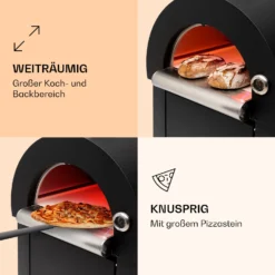 Diavolo Napoletana Pizzaofen Holzofen Rostfreier Edelstahl -Deutschland Klarstein Verkaufs-Shop 10035759 de 0003 logo