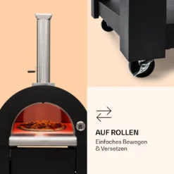 Diavolo Napoletana Pizzaofen Holzofen Rostfreier Edelstahl -Deutschland Klarstein Verkaufs-Shop 10035759 de 0007 logo