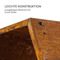 Hexawood Rust Holzspeicher Hexagon-Form 50,2x58x32cm -Deutschland Klarstein Verkaufs-Shop 10035765 de 0005 logo