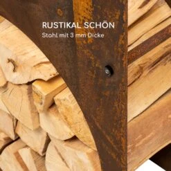 Trio Circulo Holzspeicher 55 X 160 X 30 Cm 3 Mm Stahl Regal Rostoptik -Deutschland Klarstein Verkaufs-Shop 10035767 de 0004 logo