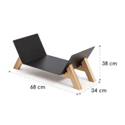 Langdon Wood Black Holzlager 68x38x34 Cm Eisen & Holz -Deutschland Klarstein Verkaufs-Shop 10035768 yy 0005 logo