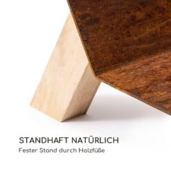 Langdon Wood Rust Holzlager 68x38x34 Cm Eisen & Holz 3 Langdon Wood Rust Holzlager 68x38x34 Cm Eisen & Holz -Deutschland Klarstein Verkaufs-Shop 10035769 de 0004 logo
