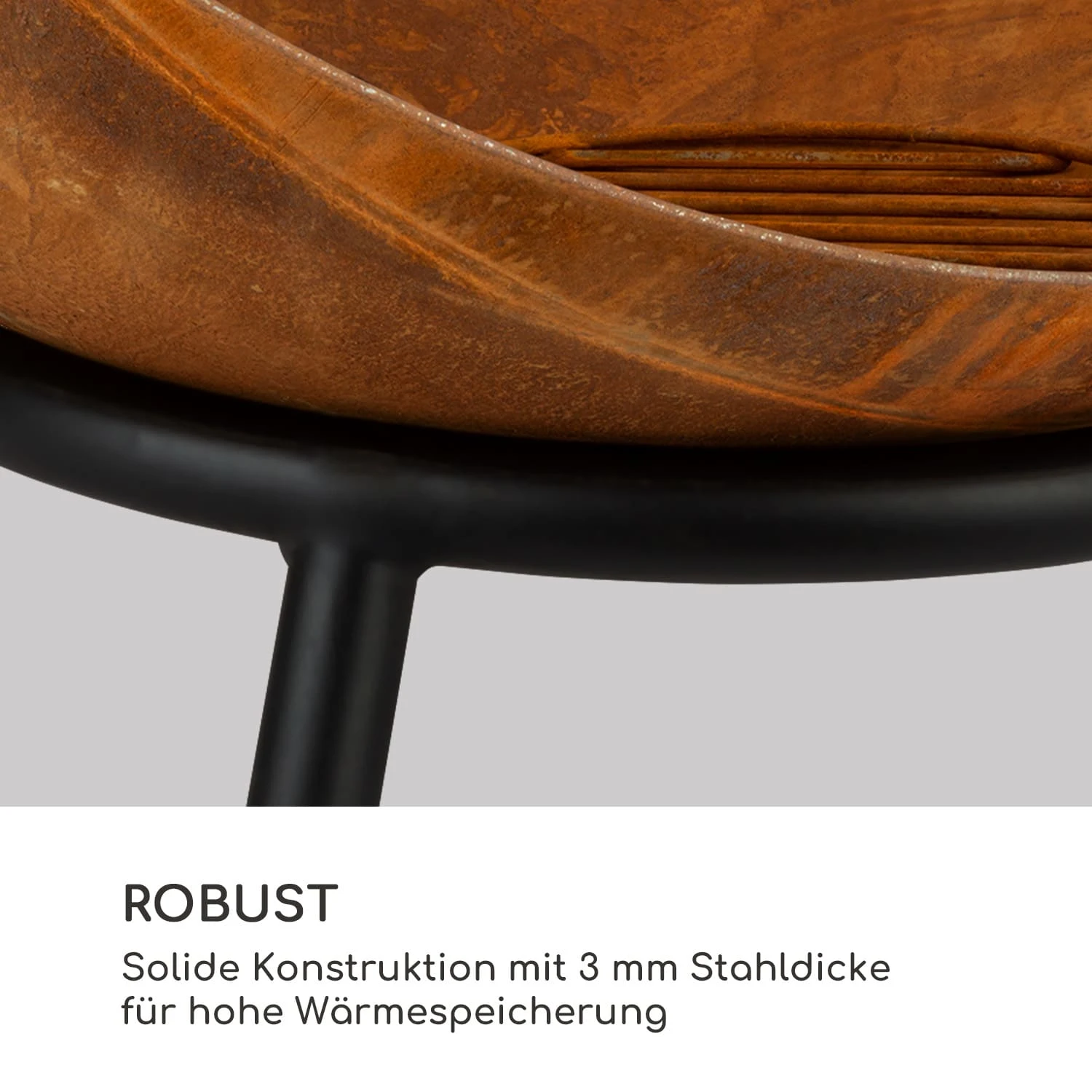 Fireball Rust Feuerschale 60 cm Ø kippbare Rost-Finish Rost Fireball Rust Feuerschale 60 Cm Ø Kippbare Rost-Finish Rost -Deutschland Klarstein Verkaufs-Shop 10035770 de 0004 logo