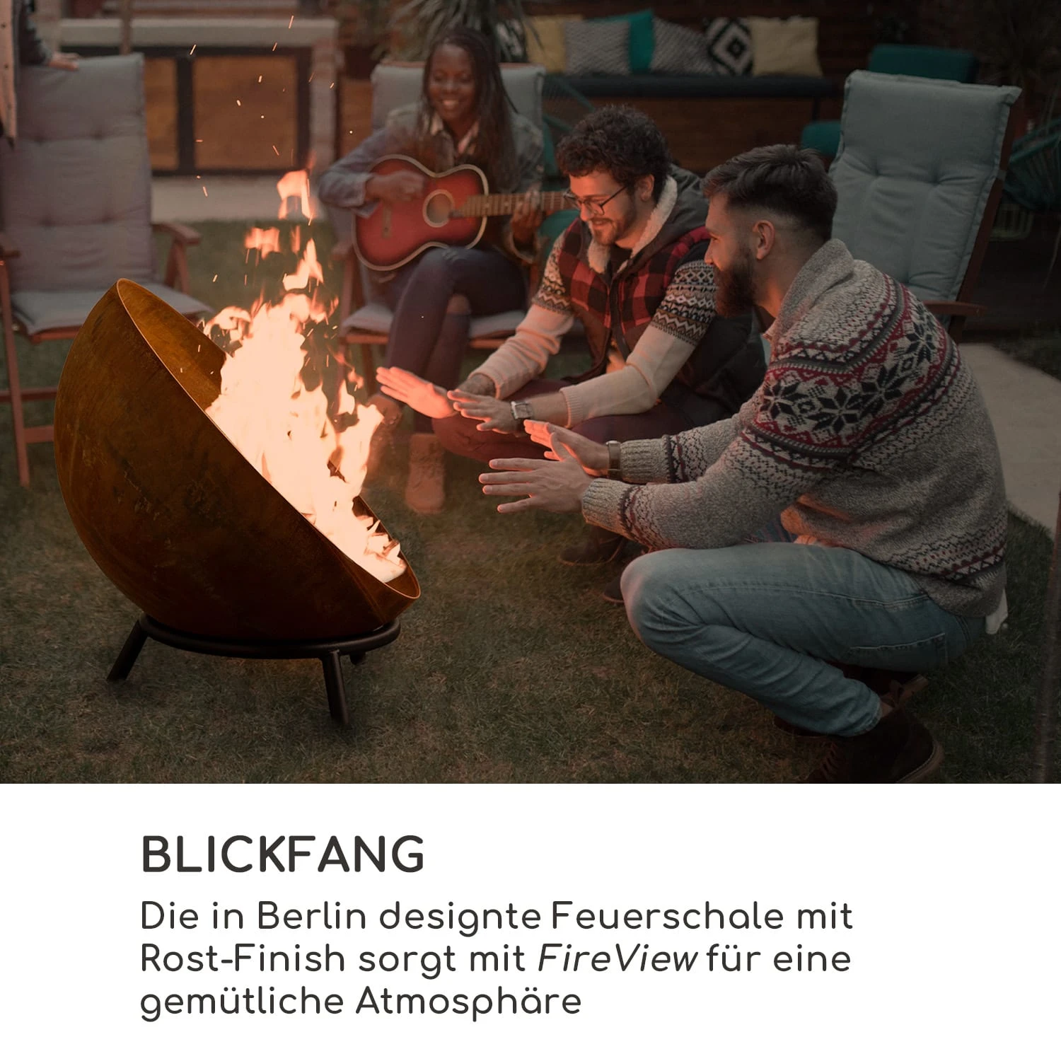 Fireball Rust Feuerschale 60 cm Ø kippbare Rost-Finish Rost Fireball Rust Feuerschale 60 Cm Ø Kippbare Rost-Finish Rost -Deutschland Klarstein Verkaufs-Shop 10035770 de 0005 logo