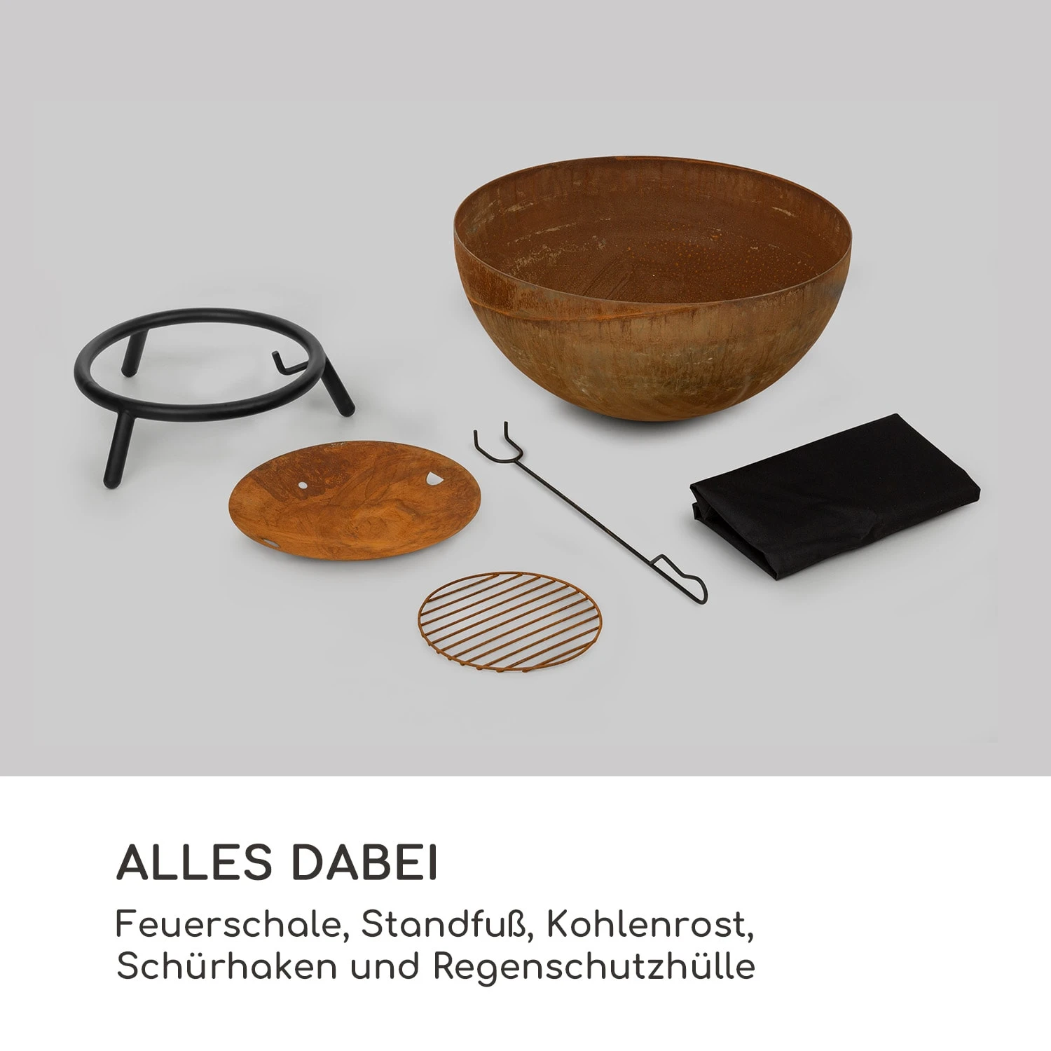 Fireball Rust Feuerschale 60 cm Ø kippbare Rost-Finish Rost Fireball Rust Feuerschale 60 Cm Ø Kippbare Rost-Finish Rost -Deutschland Klarstein Verkaufs-Shop 10035770 de 0006 logo