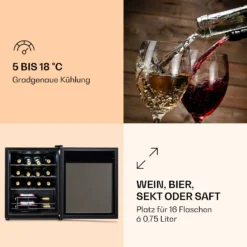 Ultimo 16 Uno Weinkühlschrank 42l Touch-Bedienfeld 16 Flaschen 5-18°C -Deutschland Klarstein Verkaufs-Shop 10035777 de 0003 logo