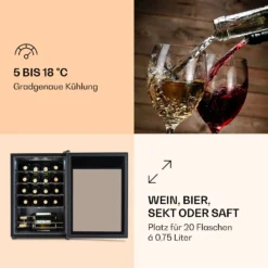 Ultimo 20 Uno Weinkühlschrank 53l Touch-Bedienfeld 131W 5-18°C -Deutschland Klarstein Verkaufs-Shop 10035778 de 0003 logo