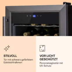 Ultimo 20 Uno Weinkühlschrank 53l Touch-Bedienfeld 131W 5-18°C -Deutschland Klarstein Verkaufs-Shop 10035778 de 0004 logo