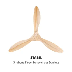 Santa Elena Deckenventilator 52" 9.060m³/h 3 Echtholzflügel -Deutschland Klarstein Verkaufs-Shop 10035789 de 0004 logo