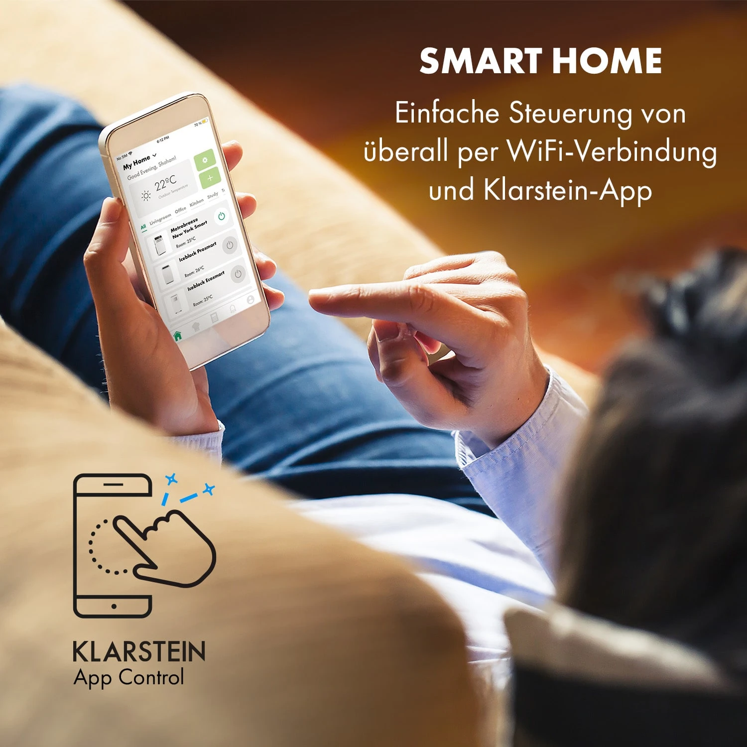 Metrobreeze New York Smart 7k mobile Klimaanlage 7000 BTU/2,1 kW Metrobreeze New York Smart 7k Mobile Klimaanlage 7000 BTU/2,1 KW -Deutschland Klarstein Verkaufs-Shop 10035796 de 0002 logo