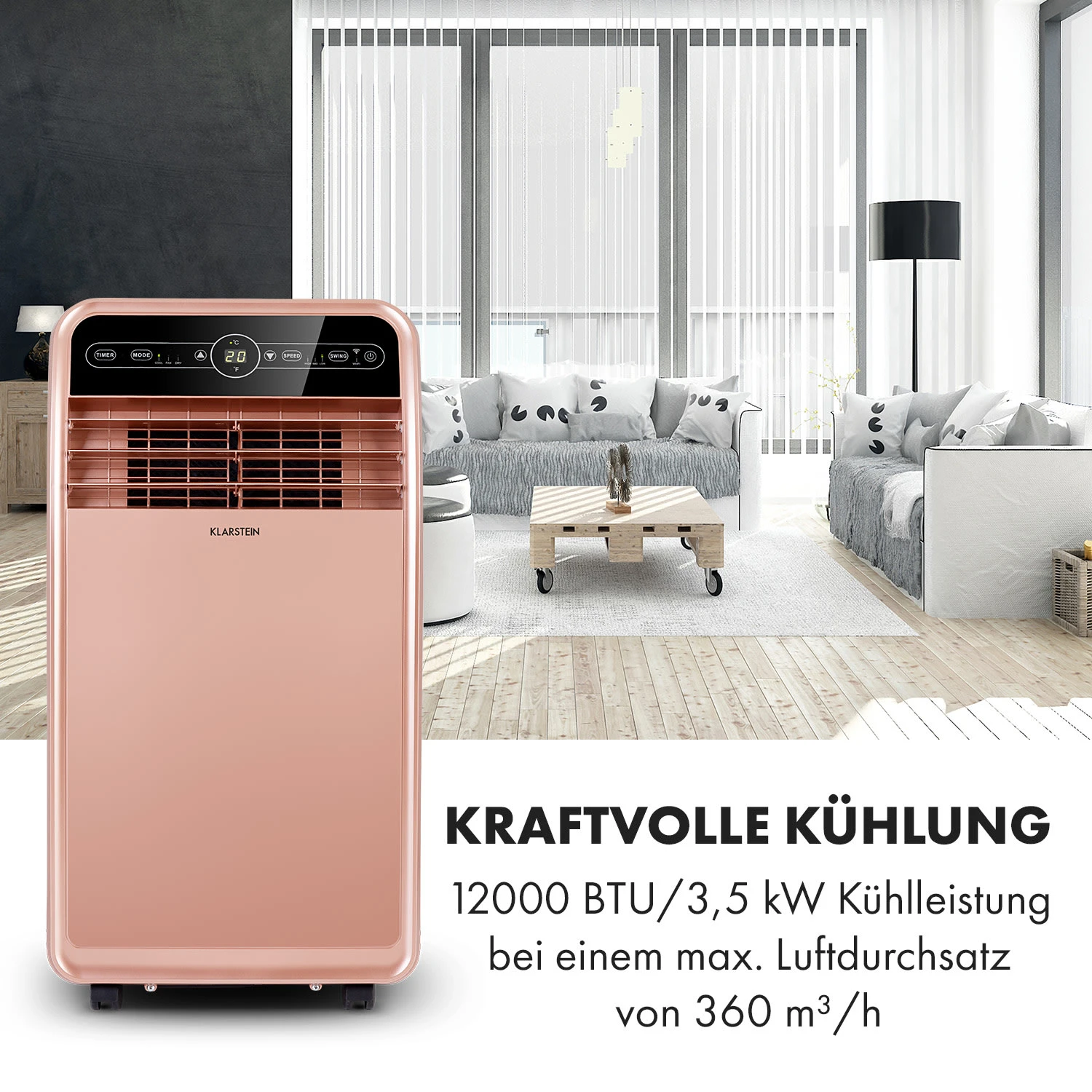 Metrobreeze New York Smart 12k mobile Klimaanlage 12000 BTU/3,5 kW Metrobreeze New York Smart 12k Mobile Klimaanlage 12000 BTU/3,5 KW -Deutschland Klarstein Verkaufs-Shop 10035802 de 0003 logo