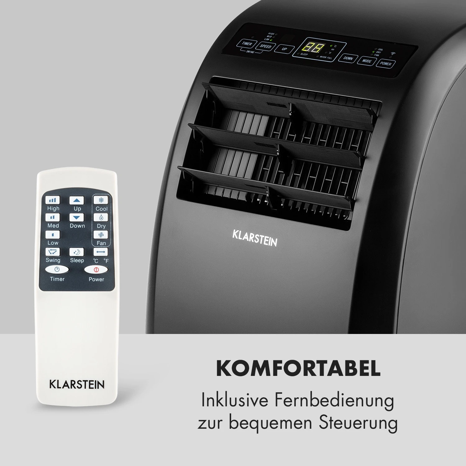 Metrobreeze Rom Smart mobile Klimaanlage 10.000 BTU 3 kW Fernbedienung Metrobreeze Rom Smart Mobile Klimaanlage 10.000 BTU 3 KW Fernbedienung -Deutschland Klarstein Verkaufs-Shop 10035804 de 0009 logo