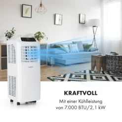 Pure Blizzard Smart 7k Mobile Klimaanlage 7000 BTU/2,1 KW EEC A Fernbedienung Weiß 3 Pure Blizzard Smart 7k Mobile Klimaanlage 7000 BTU/2,1 KW EEC A Fernbedienung Weiß -Deutschland Klarstein Verkaufs-Shop 10035805 de 0004 logo