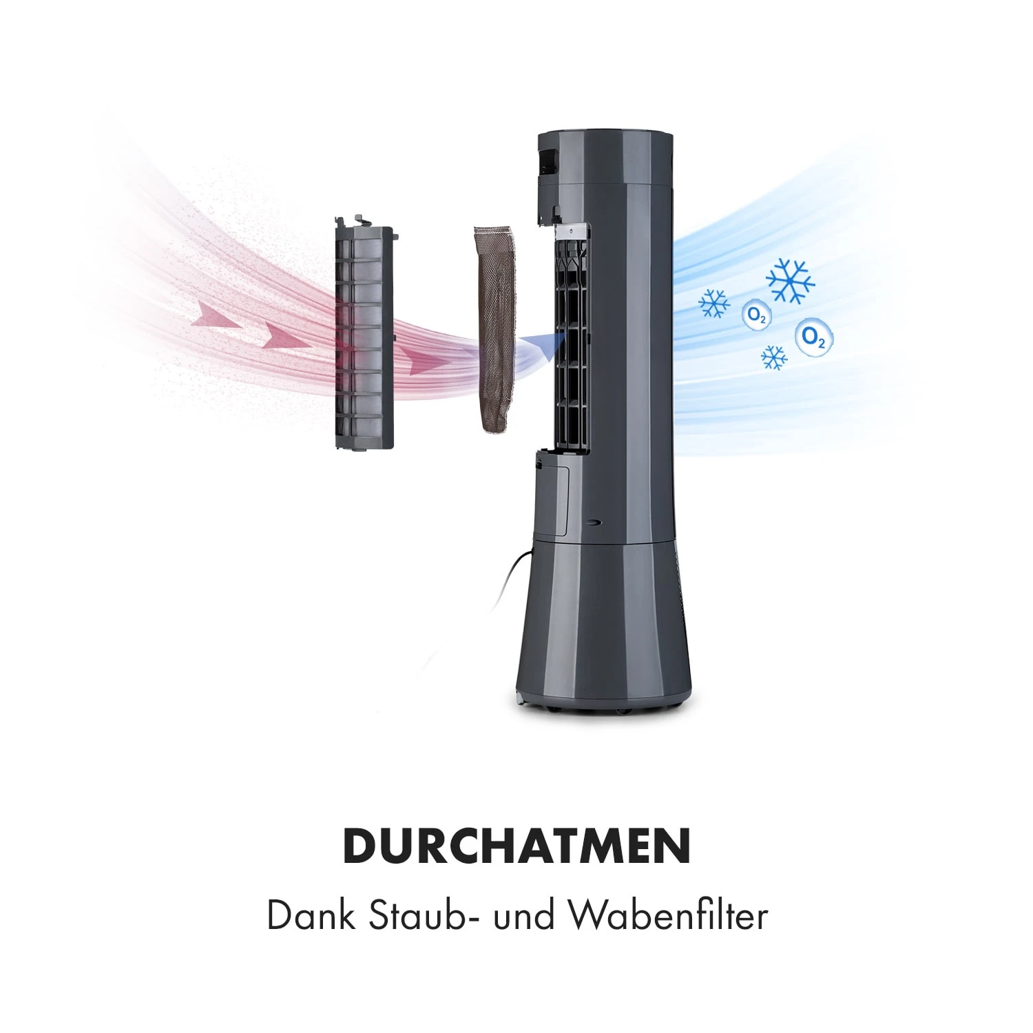 Skyscraper Frost Luftkühler 45 W 7 Liter 2 Kühlakkus mobil Skyscraper Frost Luftkühler 45 W 7 Liter 2 Kühlakkus Mobil -Deutschland Klarstein Verkaufs-Shop 10035820 de 0005 logo